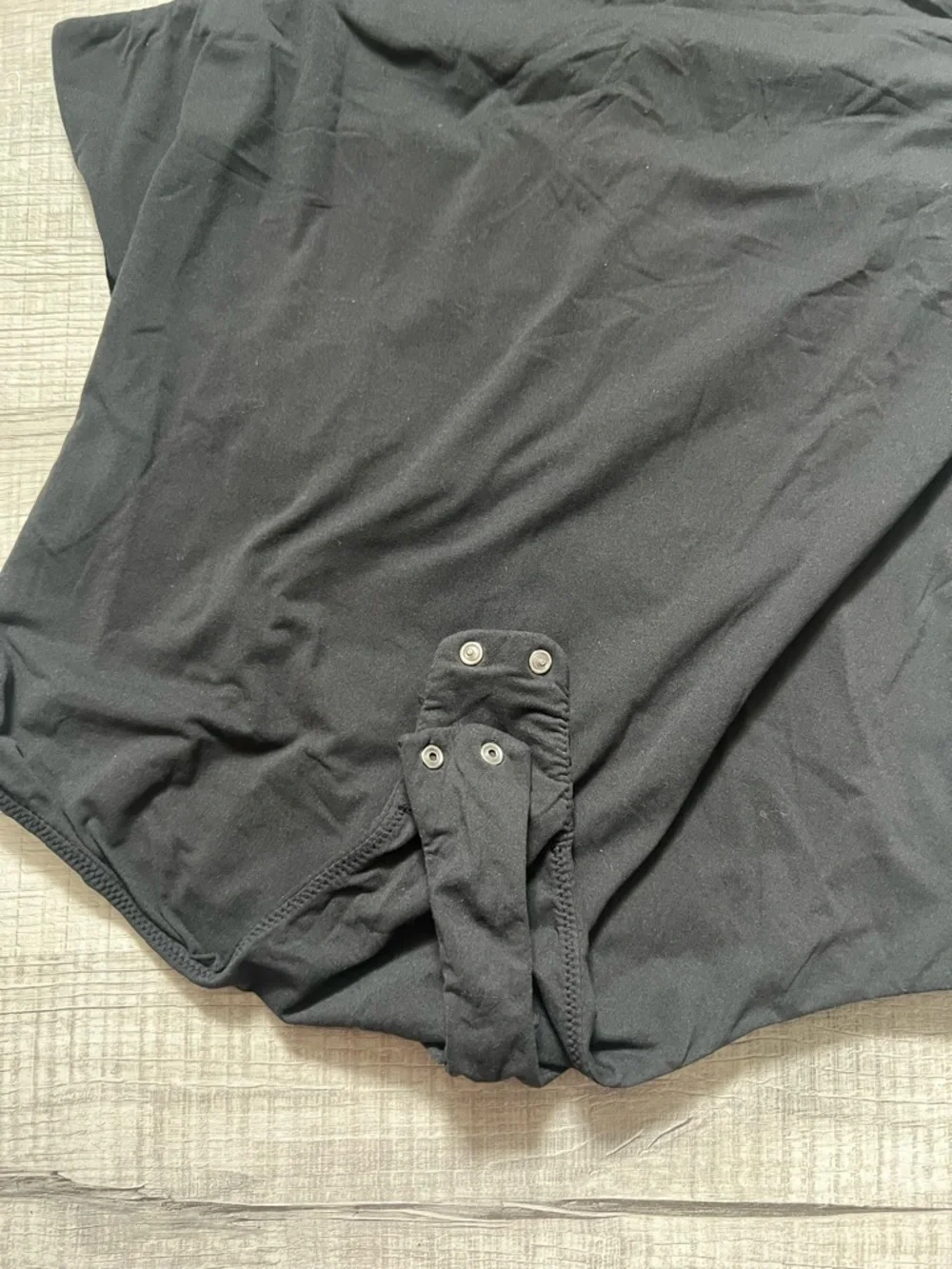 SKIMS HIGH NECK BODYSUIT Black One-Piece Size Medium